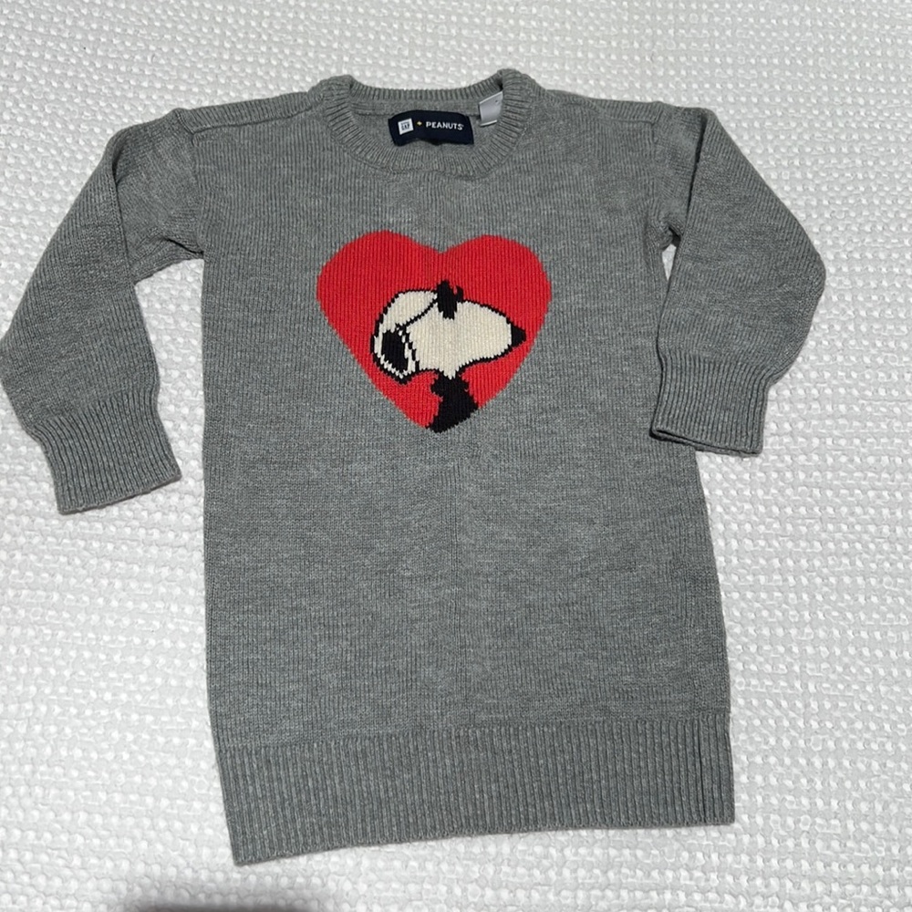 Baby Gap Snoopy Sweater Dress